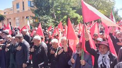 راهپیمایی جاماندگان اربعین حسینی در تبریز آغاز شد