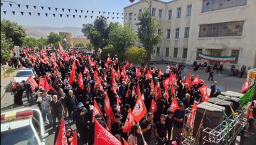 سیل عاشقان حسینی در راهپیمایی جاماندگان اربعین شیراز