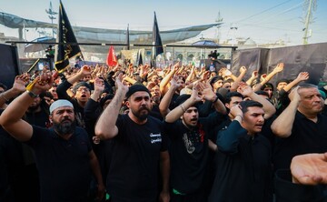مراسم عزاداری اربعین امام حسین ع در شهرهای مختلف عراق+ تصاویر