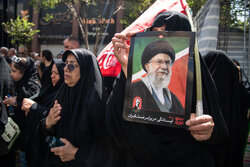 حضور پرشور زائران رضوی در مراسم جاماندگان اربعین حسینی