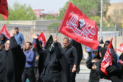 آیین عزاداری اربعین حسینی در آزادشهر برگزار شد
