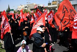 مراسم جاماندگان اربعین در بیرجند