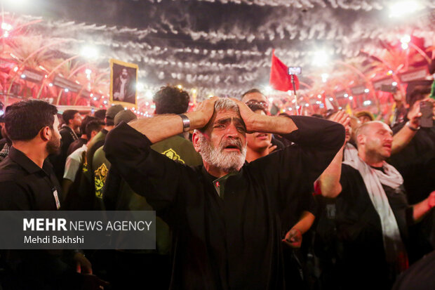 عزاداری شب اربعین حسینی در کربلا