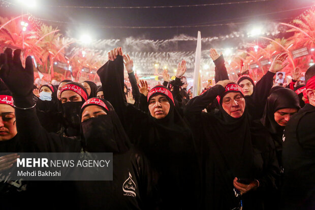 عزاداری شب اربعین حسینی در کربلا