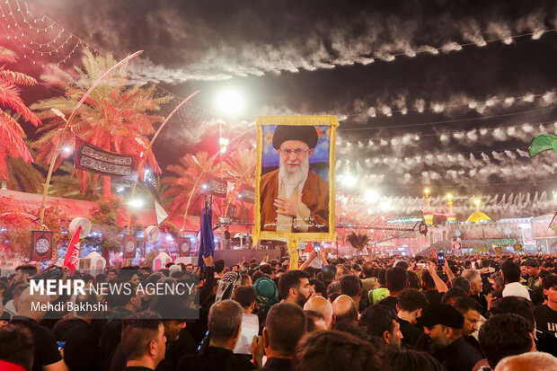 عزاداری شب اربعین حسینی در کربلا