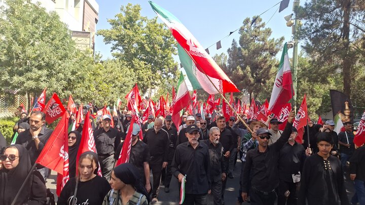پیاده روی جاماندگان اربعین در زنجان برگزار شد