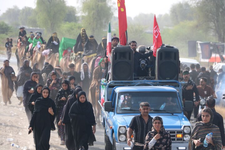 امامزاده شاه مرعش میزبان جاماندگان اربعین حسینی درمیناب