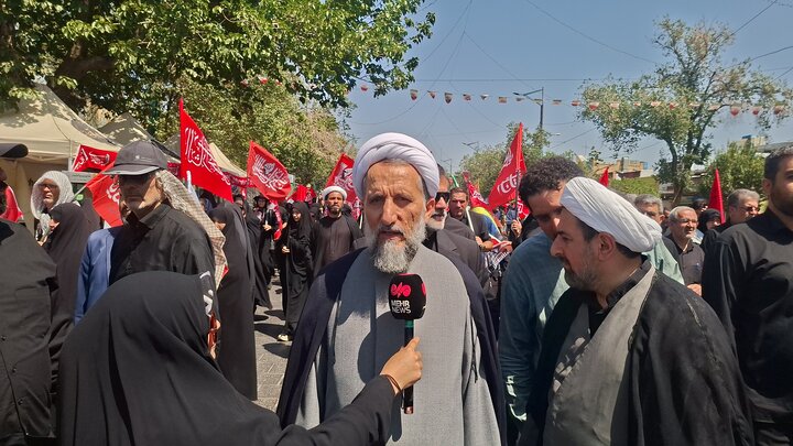 قزوین در حالوهوای اربعین؛ پرچمهای یا لثارات الحسین در دستان دلدادگان