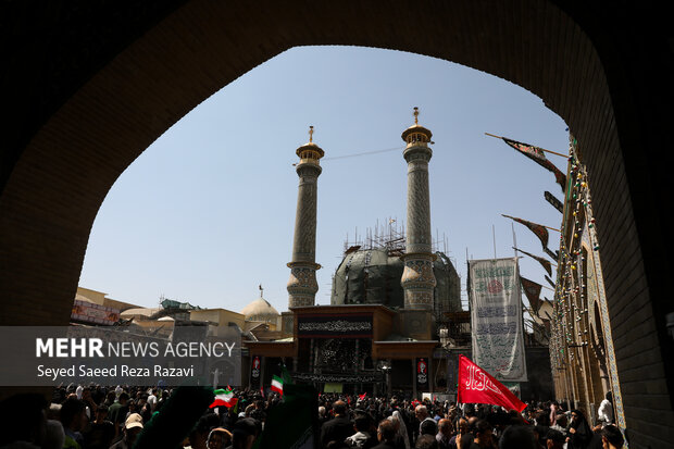 پیاده‌روی جاماندگان اربعین در تهران