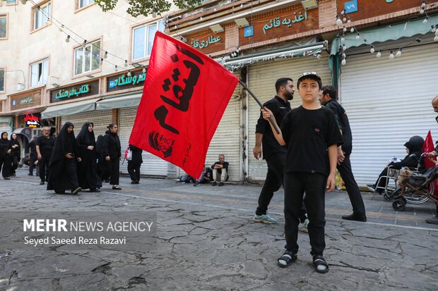 پیاده‌روی جاماندگان اربعین در تهران