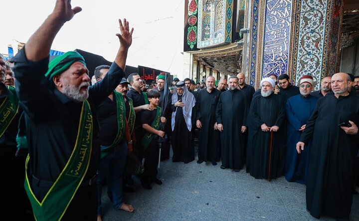 مراسم عزاداری امام حسین ع در شهرهای مختلف عراق+ تصاویر