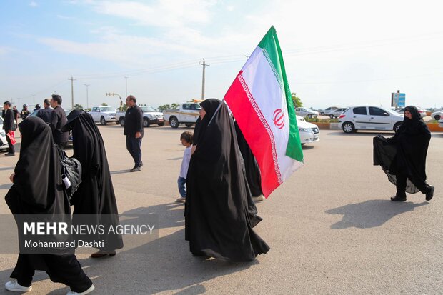 پیاده روی جاماندگان اربعین در اردبیل