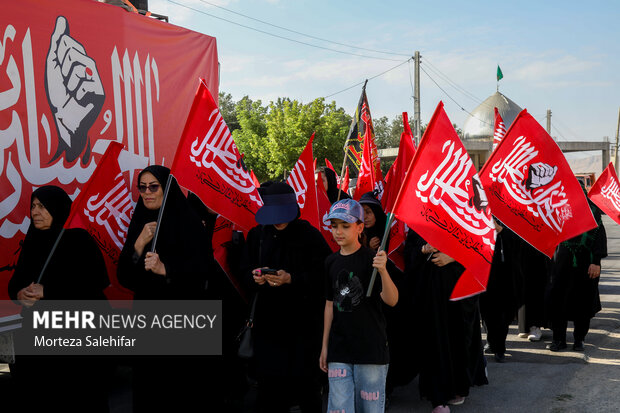 مراسم دلدادگان اربعین حسینی در کردکوی برگزار شد