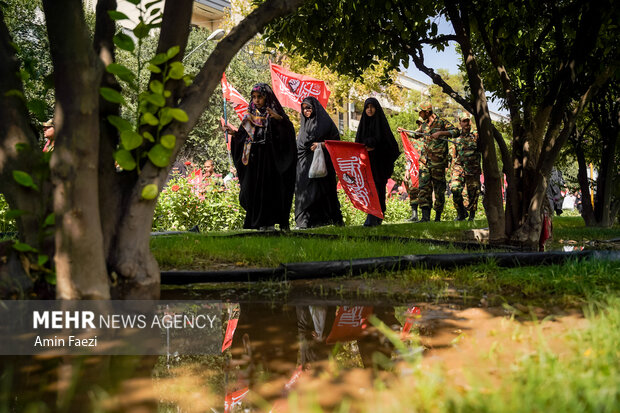 مراسم جاماندگان اربعین در شیراز