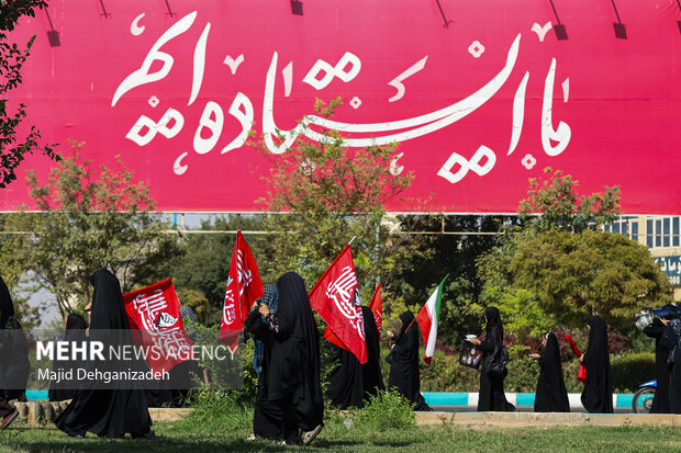 مراسم جاماندگان اربعین در یزد