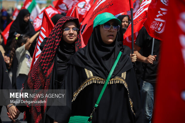 مراسم جاماندگان اربعین در یزد