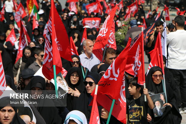 پیاده‌رویی جاماندگان اربعین در کرمانشاه