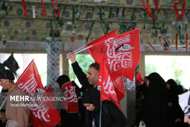 پیاده‌رویی جاماندگان اربعین در کرمانشاه