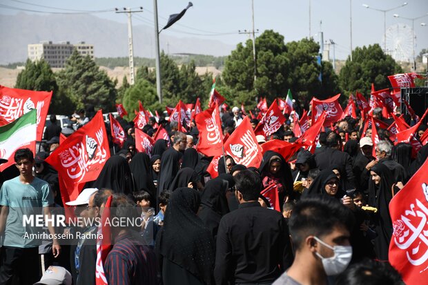مراسم جاماندگان اربعین در بیرجند