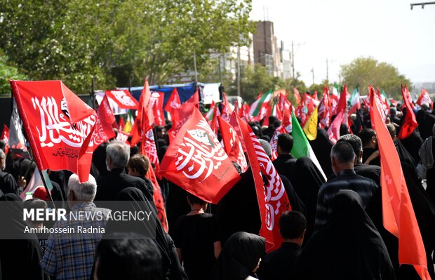 مراسم جاماندگان اربعین در بیرجند
