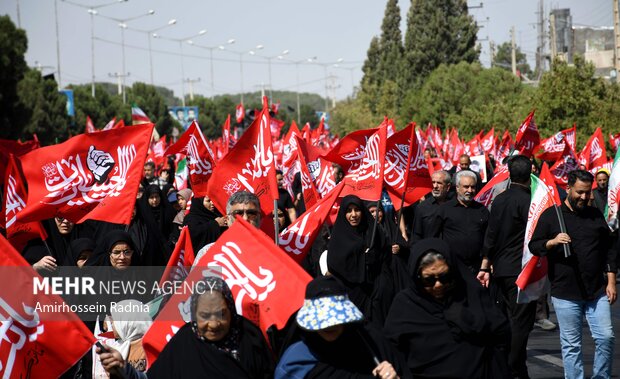 مراسم جاماندگان اربعین در بیرجند