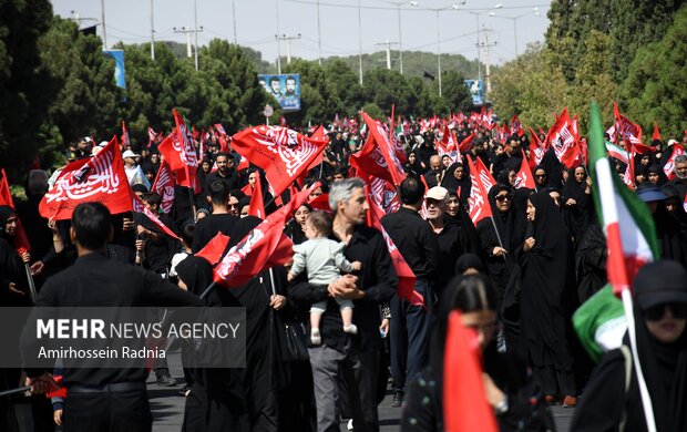 مراسم جاماندگان اربعین در بیرجند