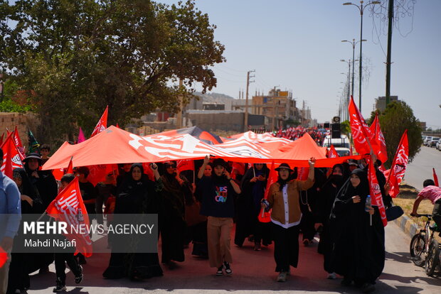 مراسم جاماندگان اربعین در یاسوج