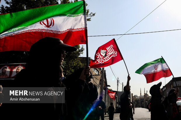 پیاده‌روی جاماندگان اربعین در تهران