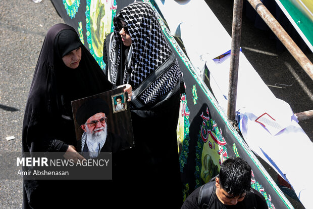 پیاده‌روی جاماندگان اربعین در تهران