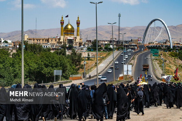 مراسم جاماندگان اربعین در زنجان