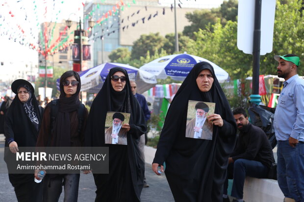 مراسم جاماندگان اربعین در استان تهران