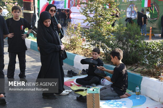 مراسم جاماندگان اربعین در استان تهران