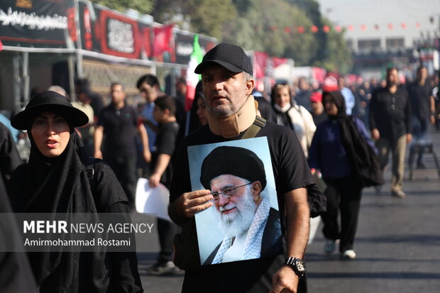 مراسم جاماندگان اربعین در استان تهران