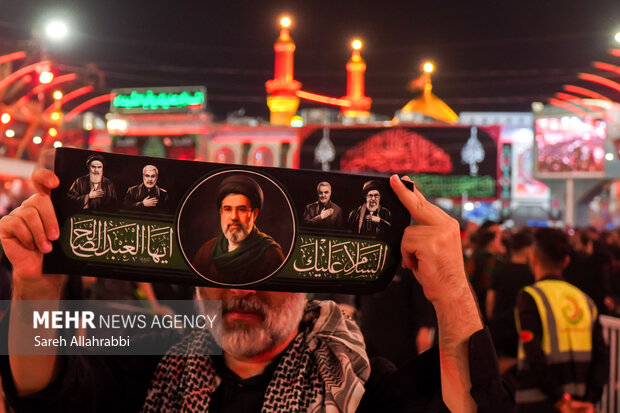 عزاداری شب اربعین حسینی در بین الحرمین