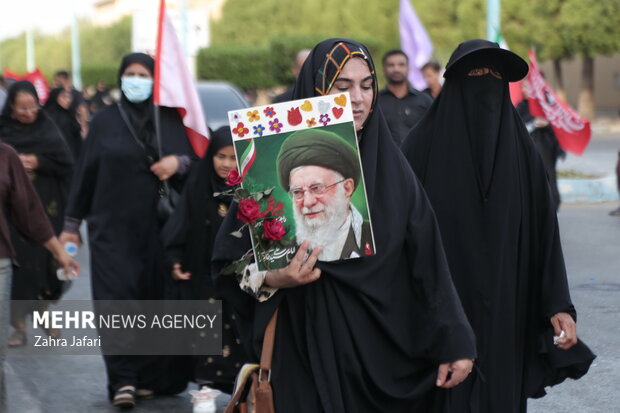 راهپیمایی جاماندگان اربعین در بندرعباس