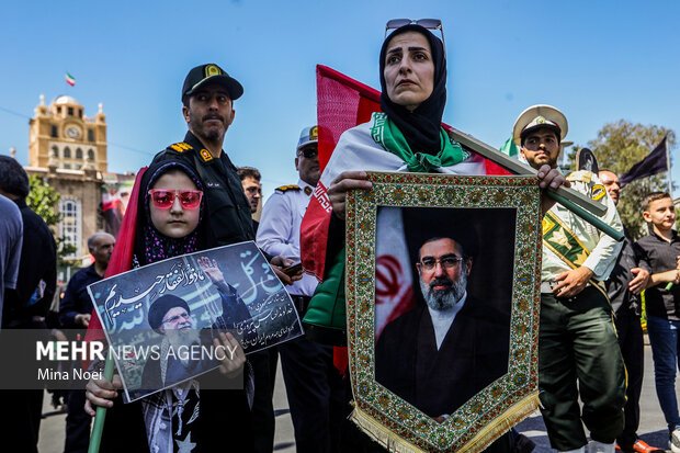 مراسم جاماندگان اربعین در تبریز