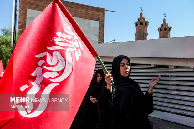 مراسم جاماندگان اربعین در تبریز