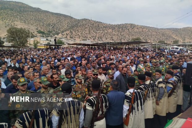 شهید ابوالفضل گودرزی در دزپارت تشییع شد
