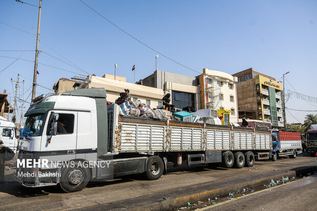 جمع‌آوری موکب‌های اربعین در کربلا