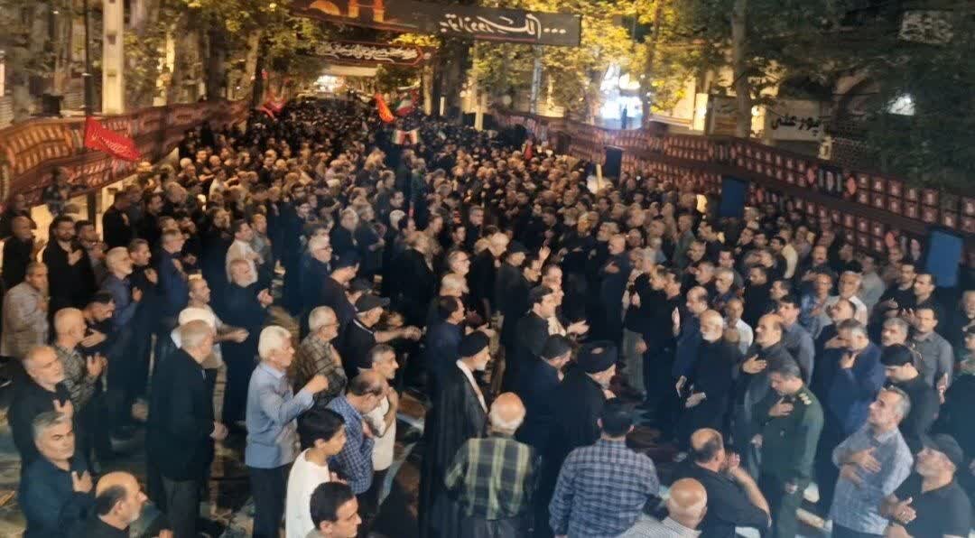 مراسم جاماندگان اربعین حسینی در شهرستان لاهیجان 