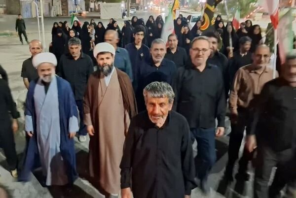 راهپیمایی شبانه مردم انقلابی آبدان
