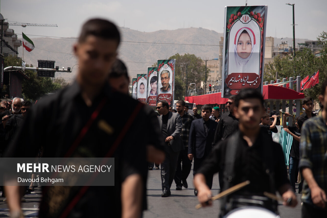 فریاد «خونخواهی» در مسیر عاشقی؛ پیاده‌روی دلدادگان حسینی در اسفرورین