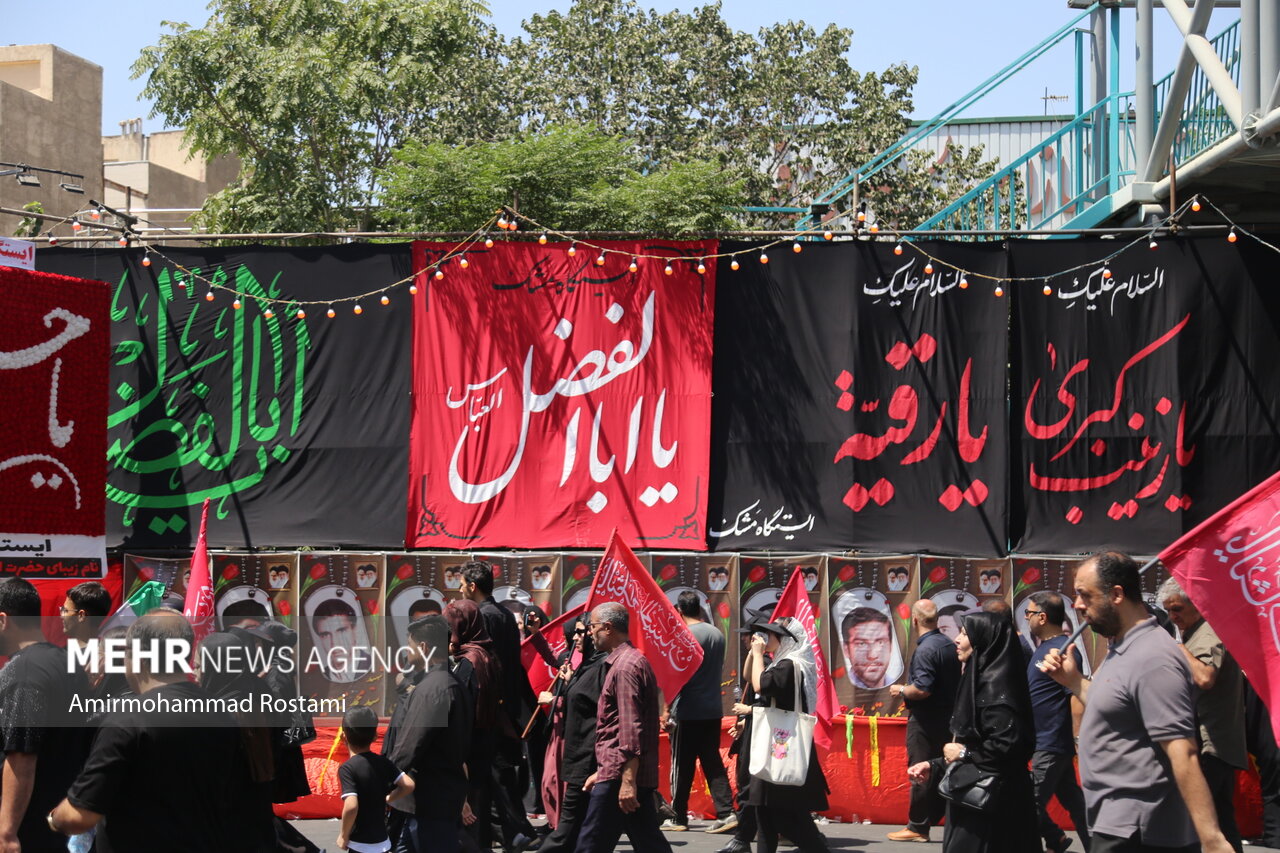 بوی کربلا در همدان؛ جاماندگان مسیر کربلا را در شهر خود ترسیم کردند