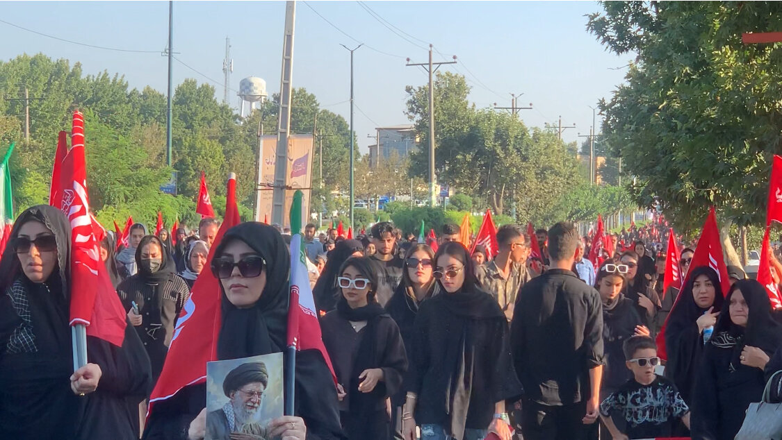 بوی کربلا در همدان؛ جاماندگان مسیر کربلا را در شهر خود ترسیم کردند