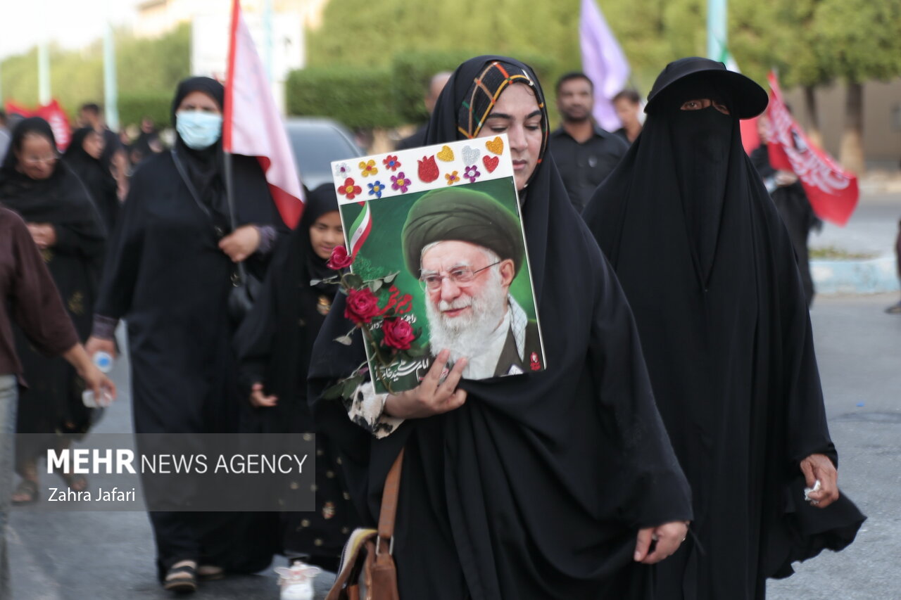 پیاده‌روی جاماندگان اربعین در زنجان