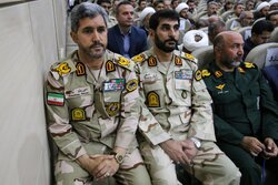 مراسم تکریم و معارفه فرمانده مرزبانی کردستان