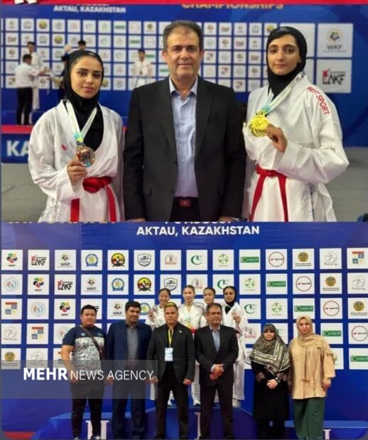 هلیا کماسی مدال برنز کاراته قهرمانی آسیای مرکزی را کسب کرد