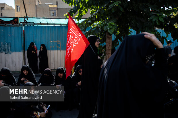 پیاده‌روی جاماندگان اربعین در تهران