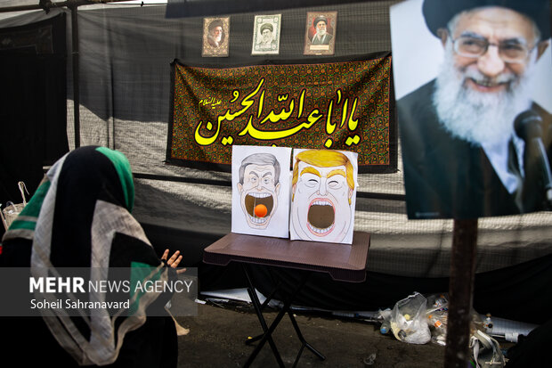 پیاده‌روی جاماندگان اربعین در تهران