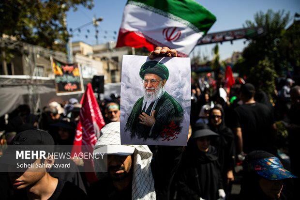 پیاده‌روی جاماندگان اربعین در تهران